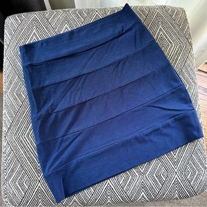Blue Sky Clothing Co mini bodycon skirt blue small